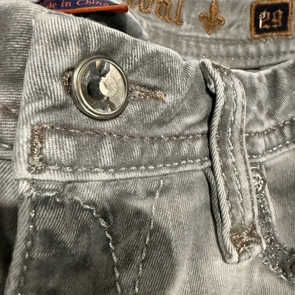 Rock Revival Gray Straight Leg Women's Jeans - Picture 10 of 10